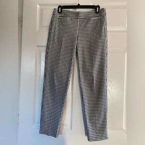 Talbots Chatham Ankle Gingham Slim Leg Pants Size‎ 2P